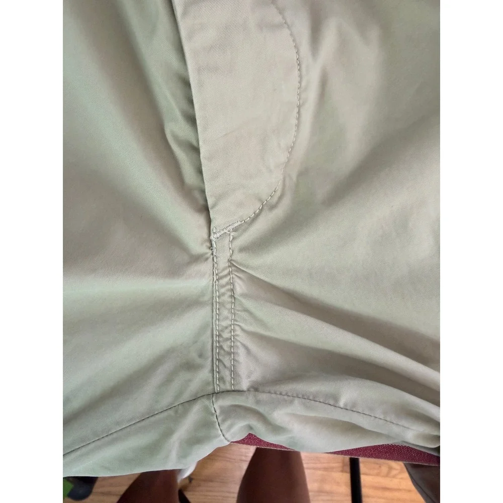 Buck Mason Officer Pant Mens 34 Khaki Parachute Poplin Chino Preppy Military